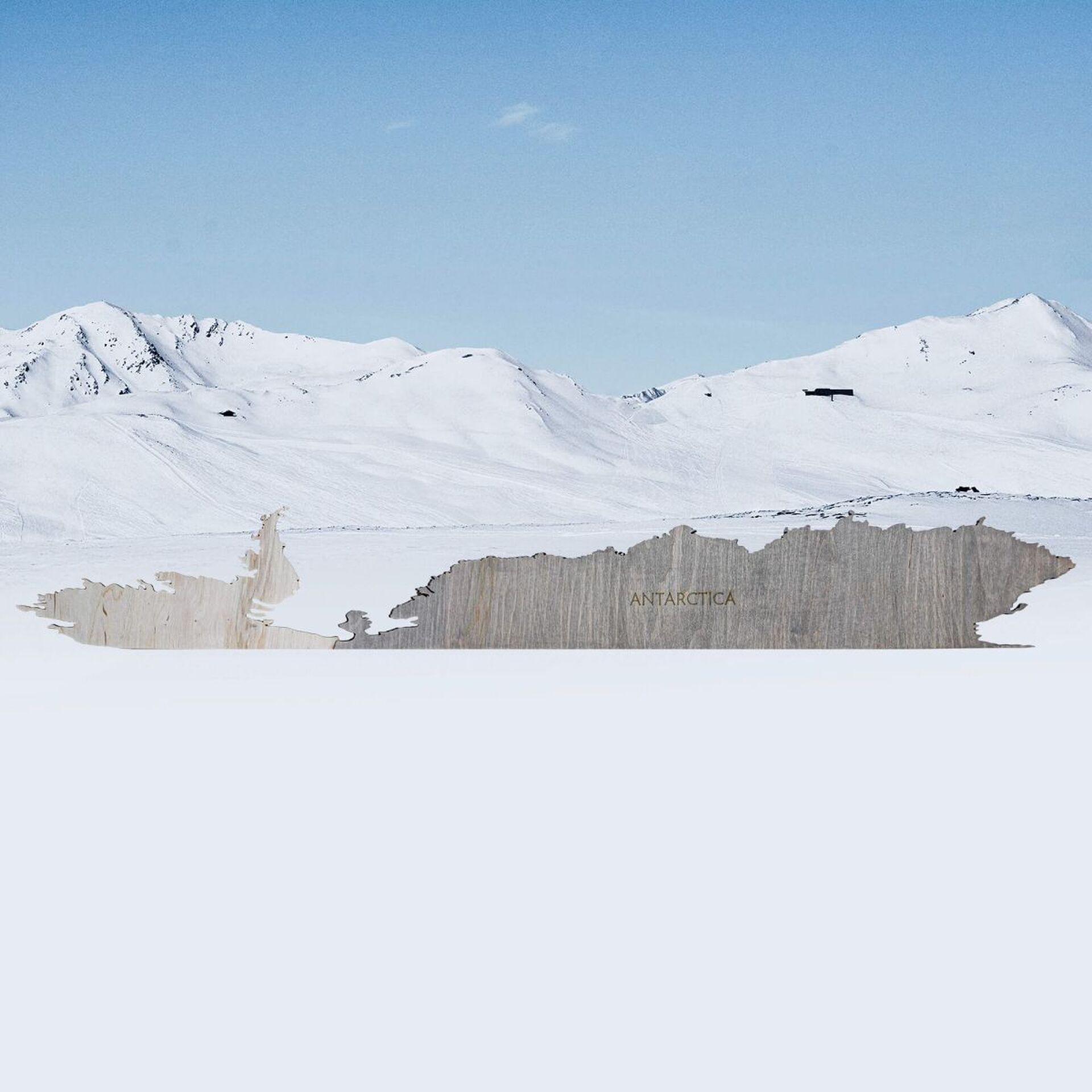 2D Antarctica 2-layer Wooden Panel