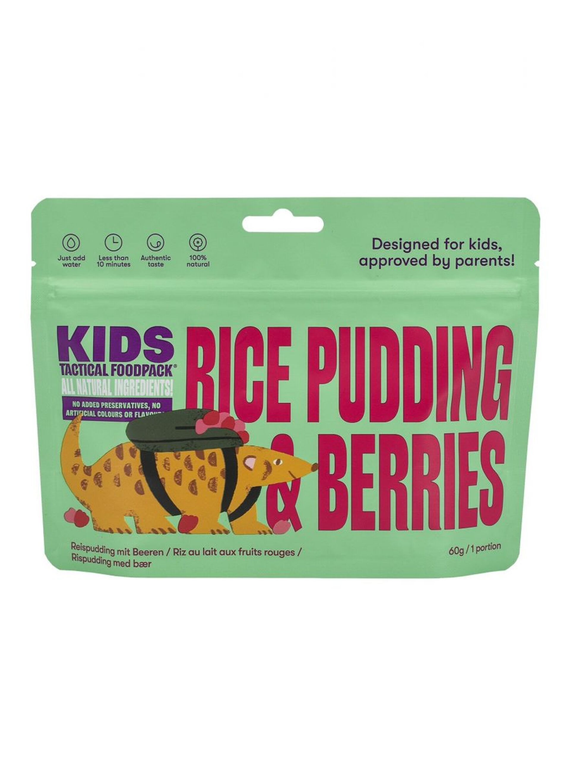 Tactical Foodpack Kids Rice Pudding and Berries